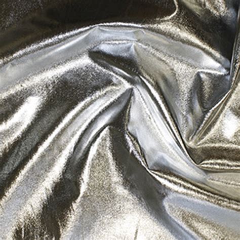 silver metallic fabric